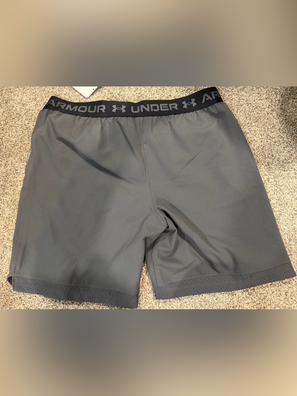 Under Armour Boy's Charcoal Athletic Performance Shorts